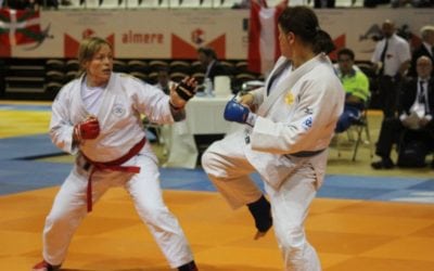 Jennie Brolin kliver upp på mattan när EM i jujutsu avgörs