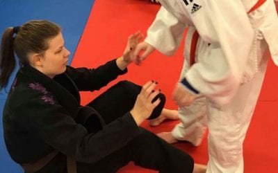 Inslag i SVT om para-jujutsu