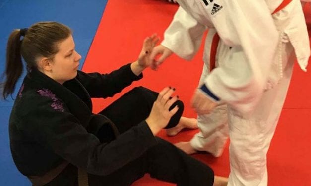 Inslag i SVT om para-jujutsu